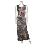 Magnolia Grace NEW Paisley Floral Sleeveless Maxi Dress Boho Vacation Size M Black Size M Photo 2
