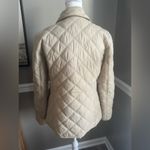 Charter Club Jacket Womens Beige Quilted Lightweight Coat Collared Barn Small Photo 3