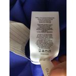 EXPRESS  Womens Blouse Sz Small Blue Long Sleeve Office Work Wear Business Retro Photo 10