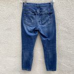 DL1961 Blue Farrow Cropped High-Rise Jeans 28 Distressed Photo 7