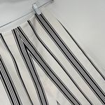 Cameo  Women's White Black Purple Vertical Stripe A-Line‎ Midi Skirt Size XS Photo 2