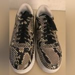 Jeffrey Campbell women snakeskin leather platform sneakers US 7 Euro 37.5 Photo 6