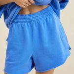 Aerie  On My Way! High waisted shorts Laundry Blue Athletic Shorts Photo 0