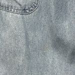 Infinity Fashions Vintage Denim Shirt Embroidered Western Long Sleeve Large Blue Photo 6