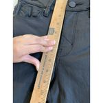 Unpublished  Women's Coated Waxed Pants Black Skinny Leg Sz 25 Photo 4