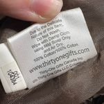 Thirty One Womens Polka Dot Crossbody Hand Bag Purse Shoulder Bag Beige White Tan Photo 8