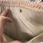 Vtg Woven Rattan Clutch Purse Women's Made In Japan Wicker Beach Pink Beige Boho Photo 6