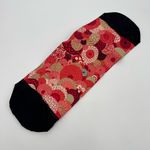 Oona Sera Yoga Mat‎ Bag in a Japanese Botanical Print Red Photo 1