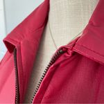 Vintage 90s Junction West Cherry Red 🍒 Leather jacket Size XS Photo 6