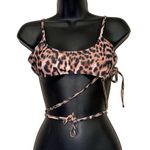 SheIn  Leopard Print Strappy Bikini Top Photo 0
