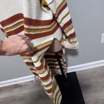 Free People  Beach Atlas Pullover Turtleneck Sweater Dress Stripe Bronze Combo Photo 6