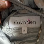 Calvin Klein  Silver Puffer Vest SIZE M Photo 1