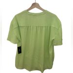 Alfani Shirred V-Neck Dolman-Sleeve Top Melon Sky Photo 3