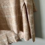 Free People  Shipping News Oversized Tunic Sweater Women L Beige Tan Cozy Beachy Photo 3