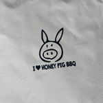 I love honey pig tote bag Black Photo 1
