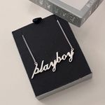 Playboy  Y2K Silver Original Necklace With Box​ Photo 1