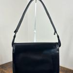 Christian Dior Dior Vintage Trotter Logo Leather Shoulder Bag Black Photo 1