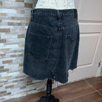 We The Free - black distressed denim jeans skirt Sz 31 Photo 5