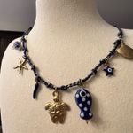 Handmade Boho Tassel Necklace – Stainless Steel Charms, Hypoallergenic & Water Resistant multiple charms Photo 2