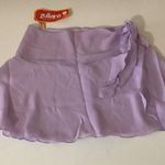 Zuliana Size Small Lavender Sarong Tie Skirt. New With Tags. Purple Photo 0