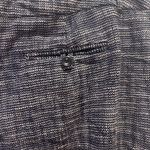 Merona  Women's Classic Blue White Tweed Ankle Pants Size 14 Career‎ Casual Photo 4