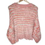 Free People Phoebe Strawberry Cream plush eyelash pullover sweater size S Photo 3