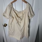 Free People We The Free Daisy Denim Babydoll Romper XL Photo 1