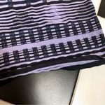 Opening Ceremony Knit Bodycon Mini Dress Stretchy Jagged Lines Periwinkle Purple Photo 5