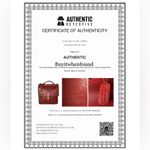 Coach Vintage Willis Red Glove Tanned Top Handle Crossbody Bag 9927 USA COA Photo 2