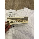 Telluride Clothing Co. White Baby Doll Top Medium New Photo 2