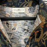 Natural Life  Blue and Gold Floral Long Sleeve Dress Photo 3