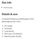 Universal Standard EUC  Joan Relaxed Long Sleeve Top Black White Floral Size 3X Photo 9