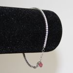 925 Sterling Silver Tennis Bracelet Made in Turkey Photo 3