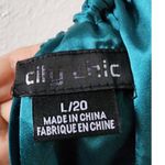 City Chic  Love Story Dress in Turquoise Large 20 NWT Photo 5