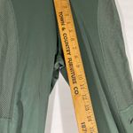 Nike PRO ATHLETIC LEGGINGS WITH SPARKLE MESH PANELS M OLIVE GREEN NEW A46 Photo 8