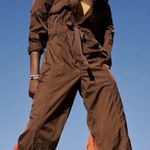 Free People Movement Golden Hour One Piece Jumpsuit Brown Size Medium Photo 0