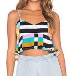 Mara Hoffman Flag Striped Crop Top Photo 0