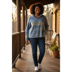 Talbots Vintage Fair Isle Snowflake Quarter Zip Fleece Sweater Shirt XL Photo 1