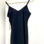 Almost Famous 🆕  Black Sleeveless Dress with Bottom Lace Accent Photo 7