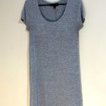 Lane Bryant Gray Cap Sleeve Relaxed T-Shirt Photo 0