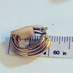 Oscar de la Renta  Vintage Gold Clip Earrings Photo 5