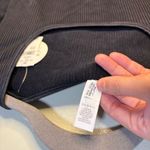 Aerie Offline by Black Ribbed Crop Medium Fitted Long Sleeve Contemporary Boho Photo 12