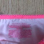 Victoria's Secret B3 New Victoria’s Secret Swimsuit String Bikini Bottoms Crochet Neon Pink XS Photo 3