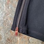 Athleta High Rise Copper Zipper Chaturanga Tight Women's Size Small Black Photo 4