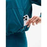 Athleta  S Expedition Packable Popover Teal Small Photo 3