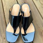 Adrienne Vittadini Nice patent leather slide in sandals 🖤NEW🌟 Photo 4