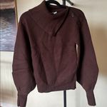 House Of CB  ADELITA Chocolate Cashmere wool Blend Sweater size S Photo 3