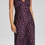 Macy's  burgundy tie back midi dress Photo 0