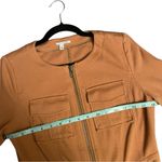 Halogen Women's Tan MOTO Jacket with Zip Closure & Pockets Photo 3