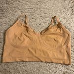 Aerie  White Tan Superchill Seamless Lace Trim Corset Tank Bralette Set - size XL Photo 5